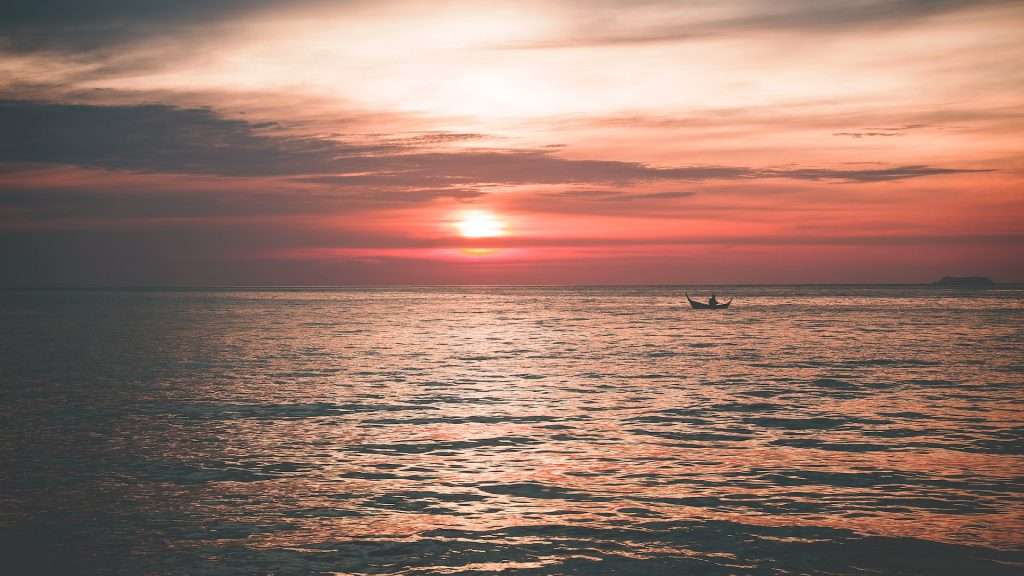 One of Koh Lanta's famous sunsets